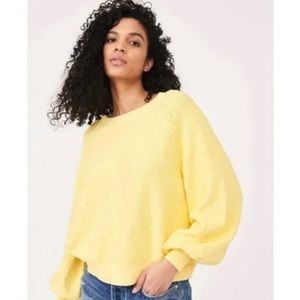 Free People Yellow Sweater
